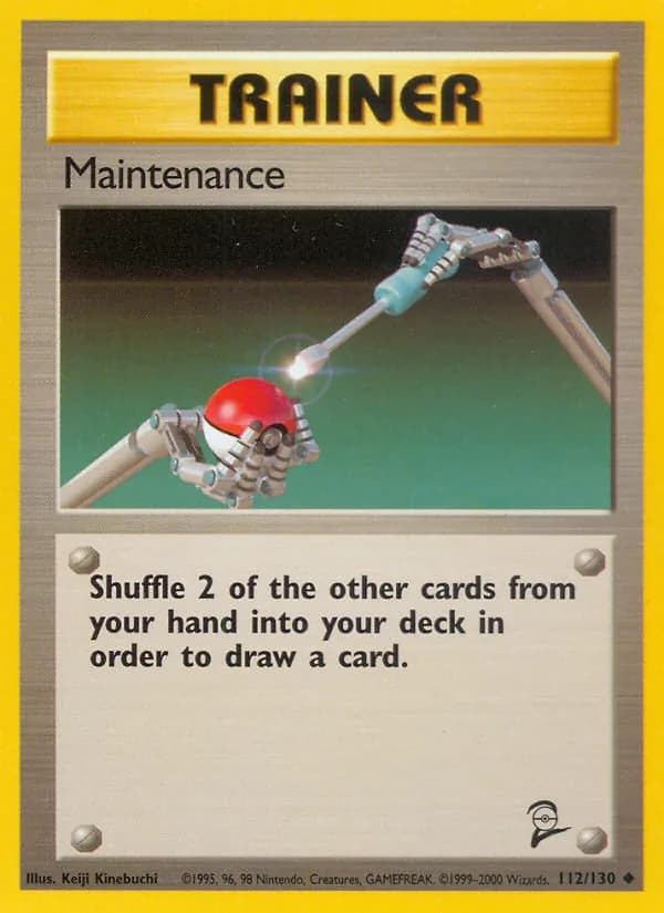 Maintenance card image