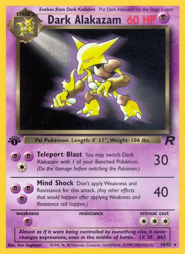 Dark Alakazam card image