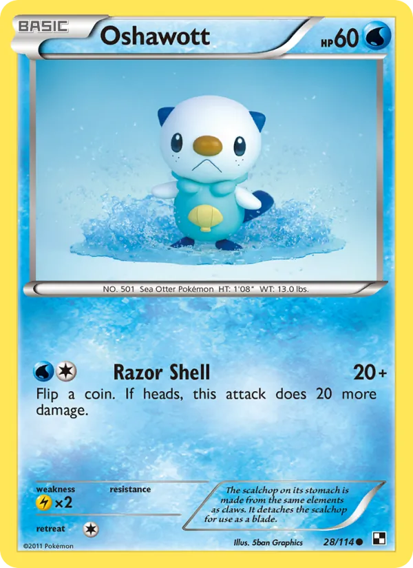 Oshawott card image