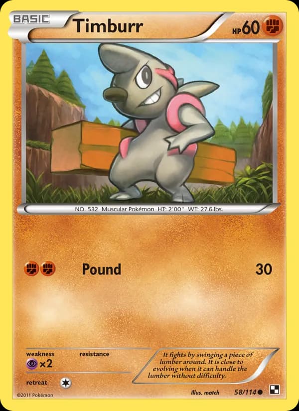Timburr card image
