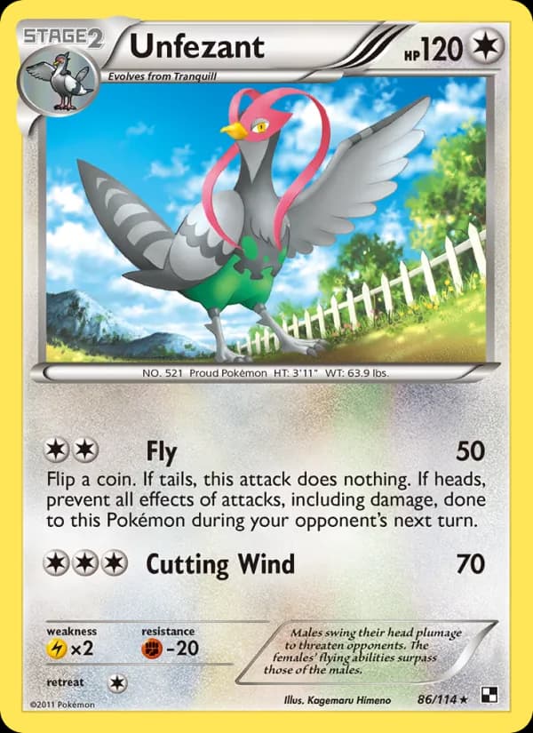 Unfezant card image