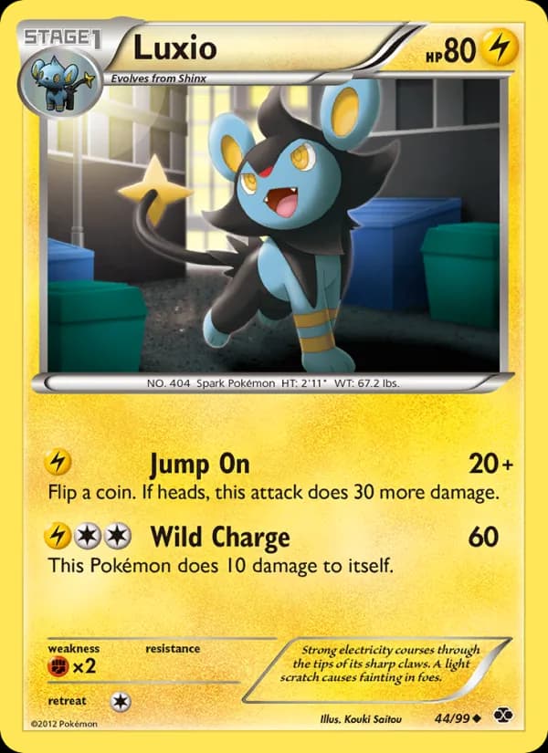Luxio card image
