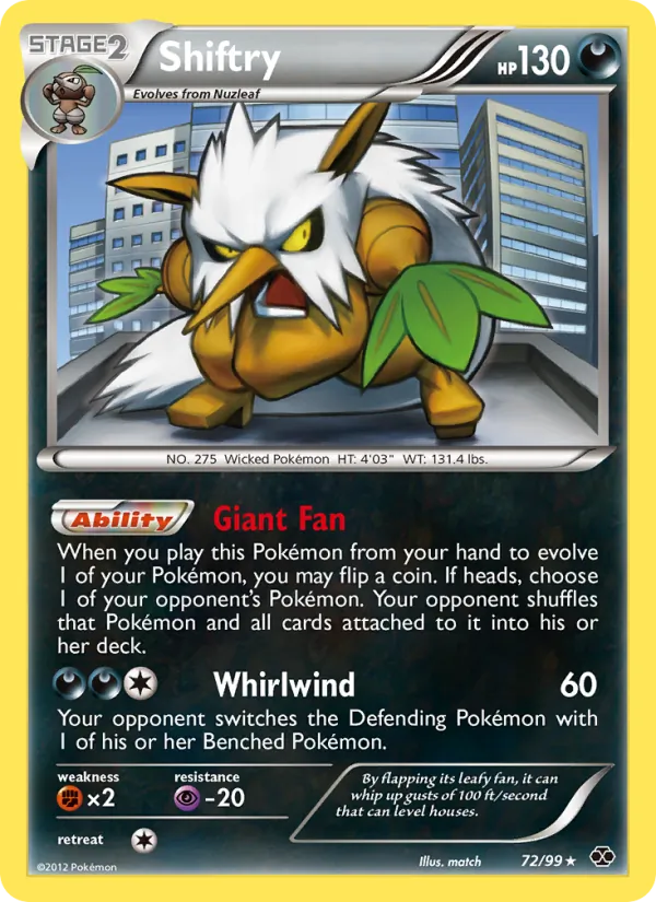 Shiftry card image