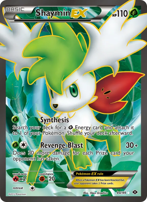 Shaymin-EX card image