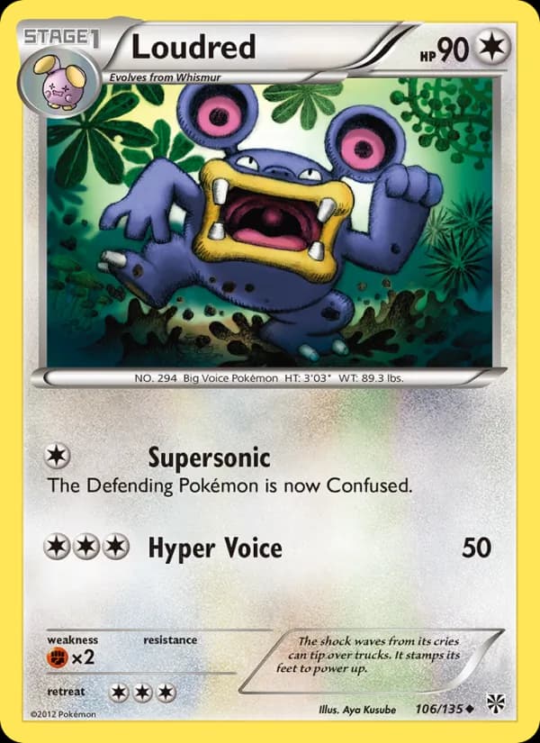 Loudred card image