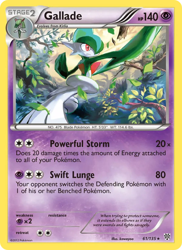 Gallade card image