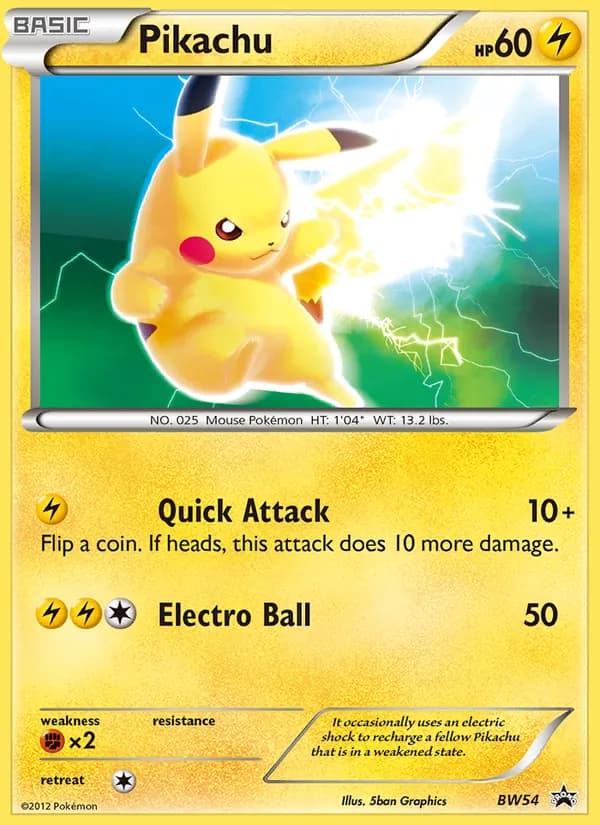 Pikachu card image