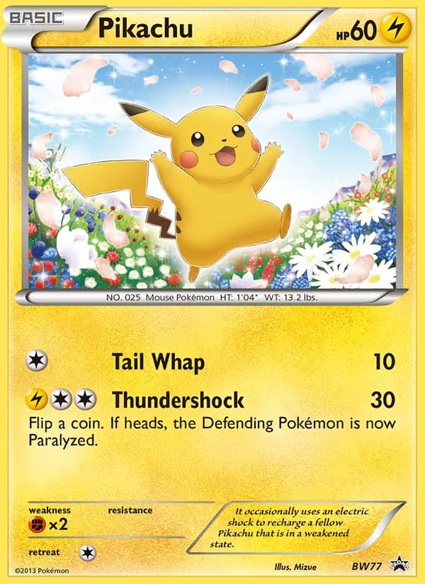 Pikachu card image