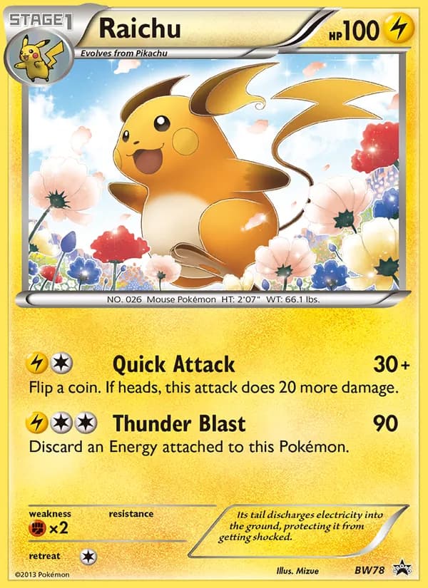 Raichu card image