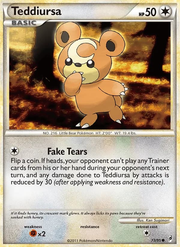 Teddiursa card image