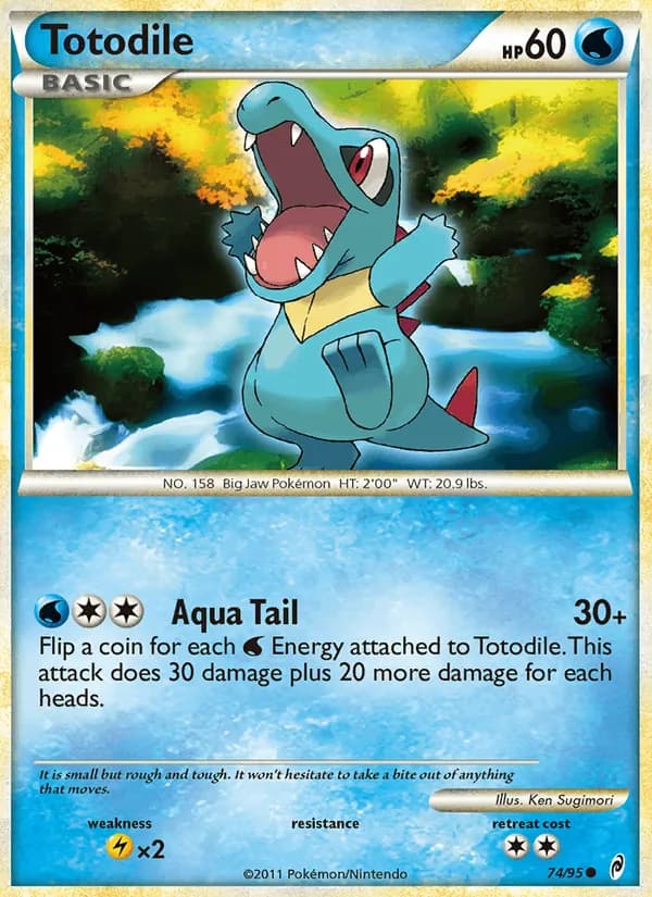 Totodile card image