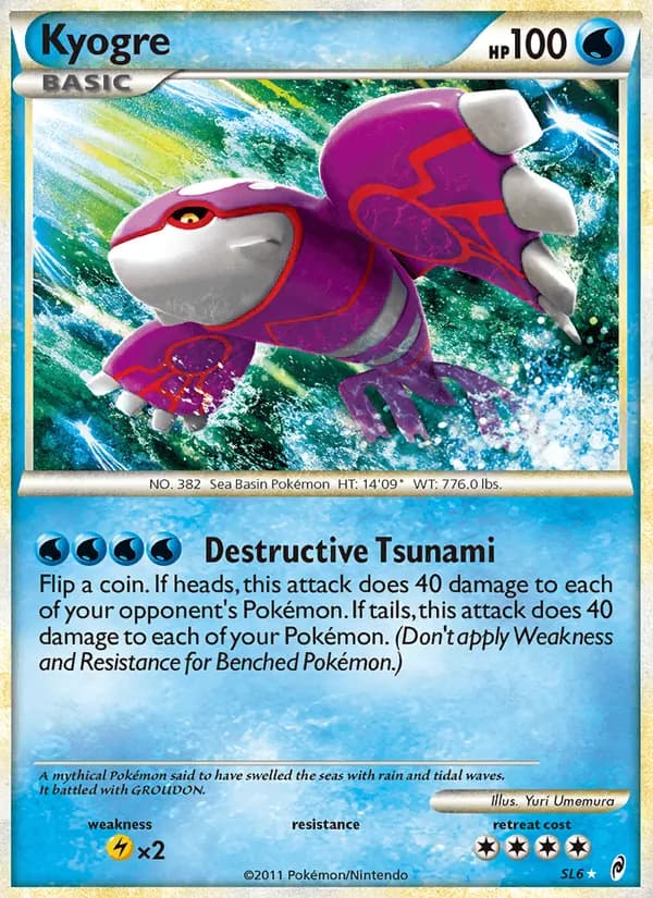 Kyogre card image