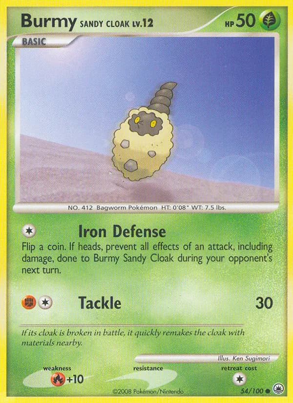 Burmy Sandy Cloak card image