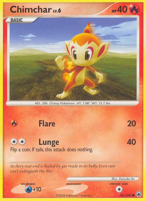 Chimchar card image