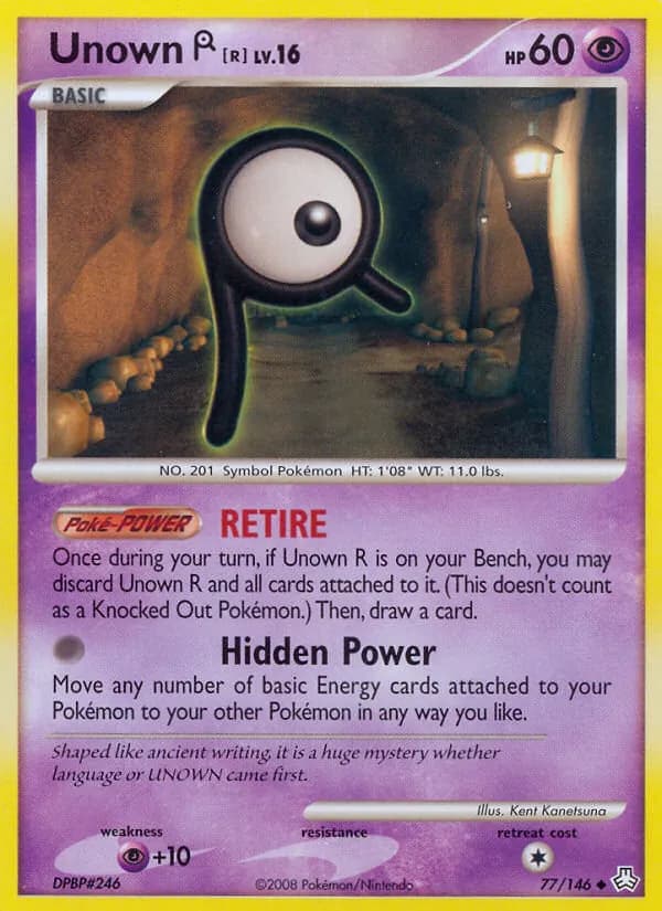 Unown R card image