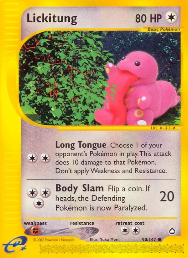 Lickitung card image