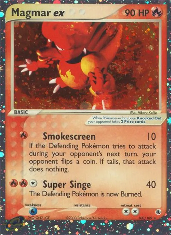 Magmar ex card image
