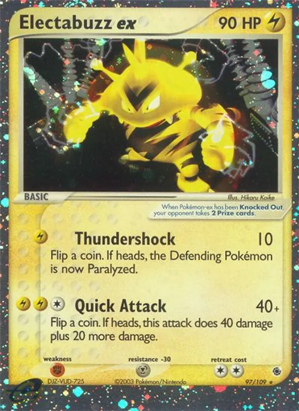 Electabuzz ex card image