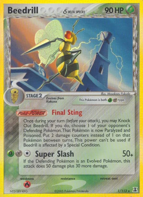 Beedrill δ card image