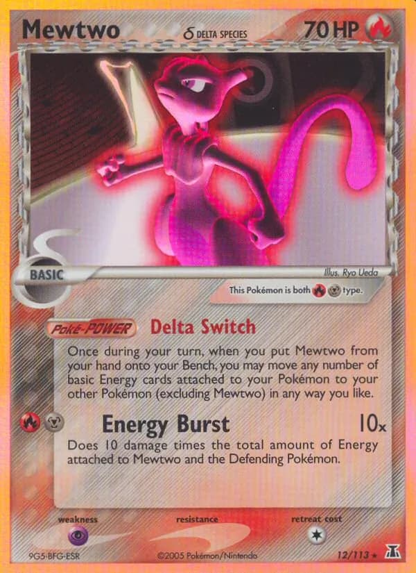 Mewtwo δ card image