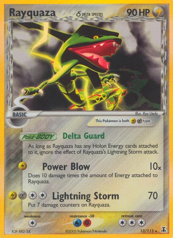 Rayquaza δ card image