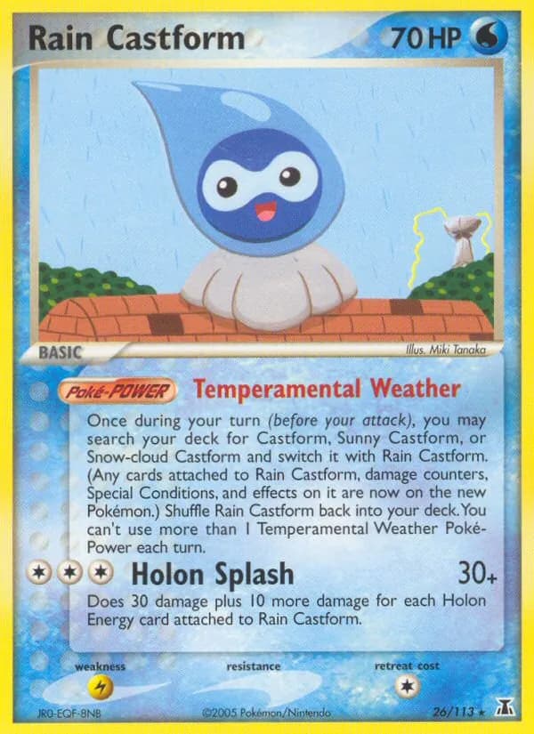 Rain Castform card image