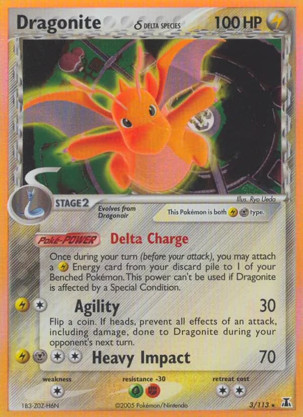 Dragonite δ card image