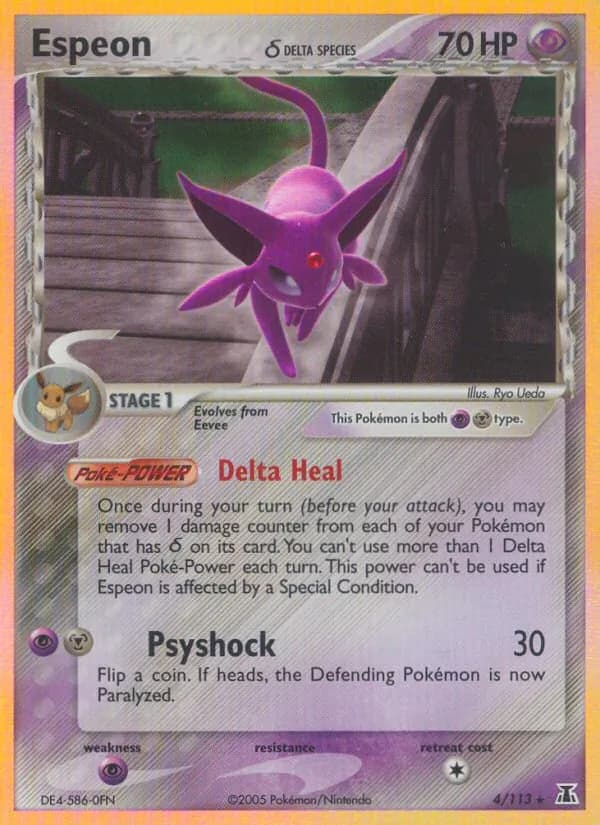 Espeon δ card image