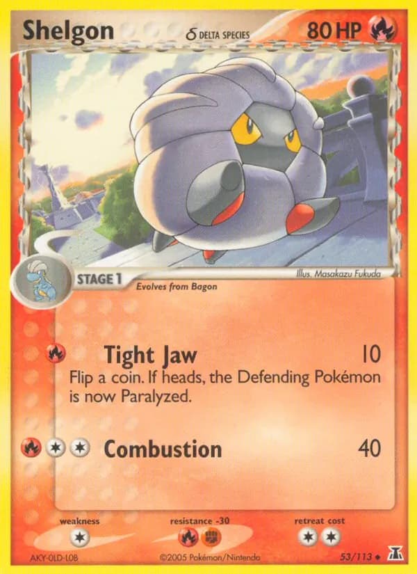 Shelgon δ card image