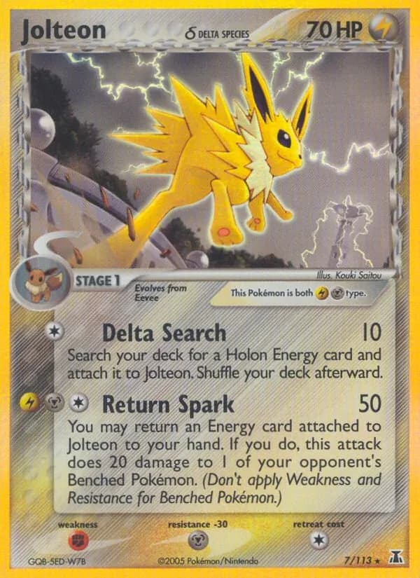 Jolteon δ card image