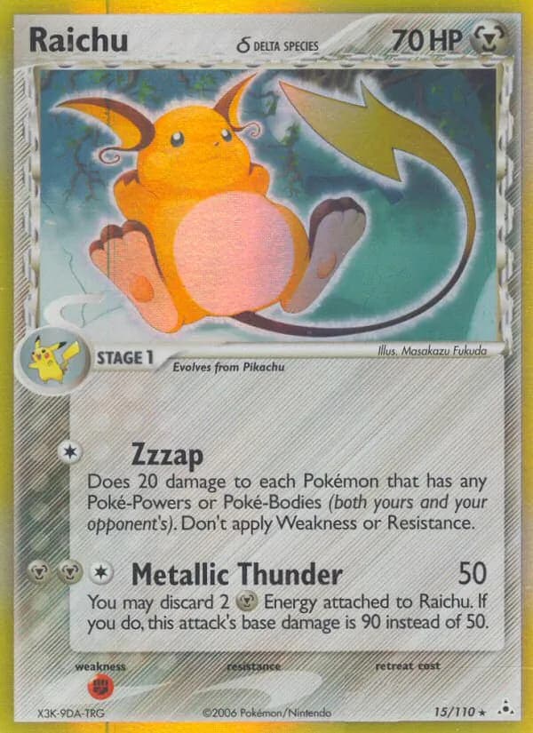 Raichu δ card image