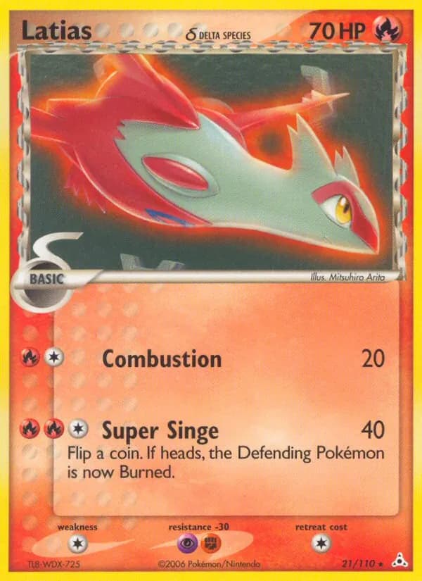 Latias δ card image