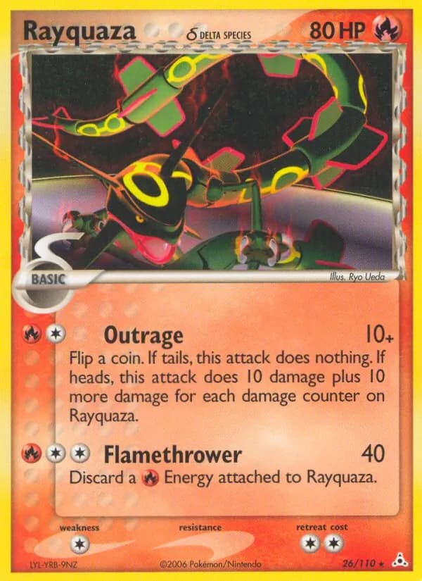 Rayquaza δ card image