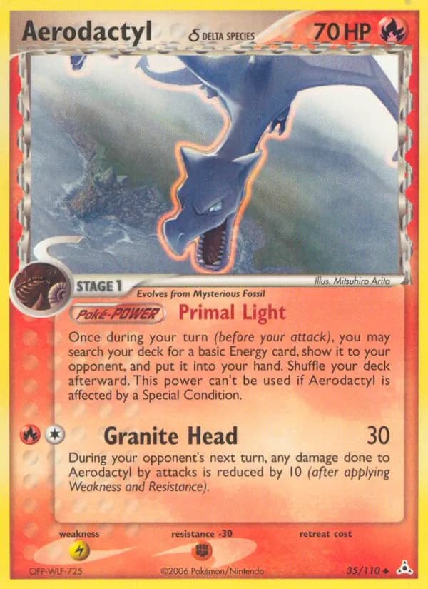 Aerodactyl δ card image
