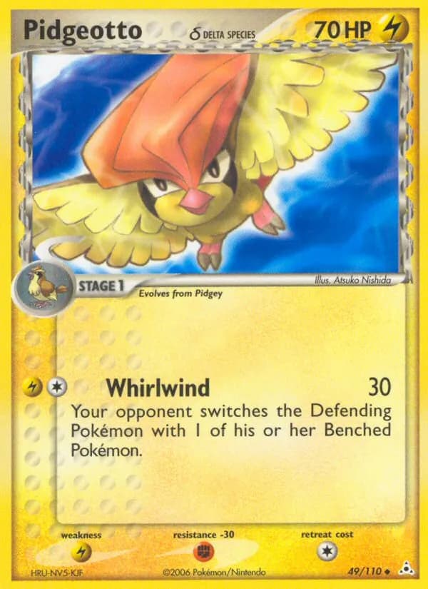Pidgeotto δ card image