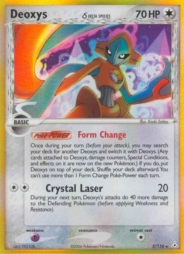 Deoxys δ card image