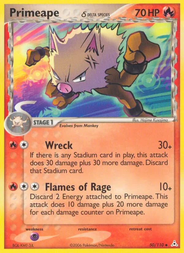 Primeape δ card image