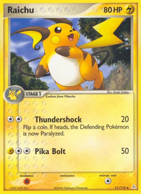 Raichu card image