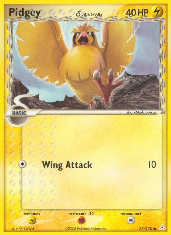 Pidgey δ card image