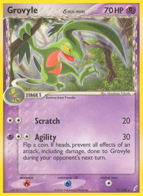 Grovyle δ card image