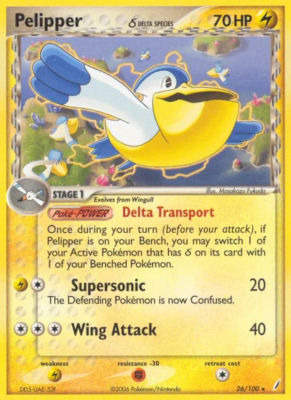 Pelipper δ card image