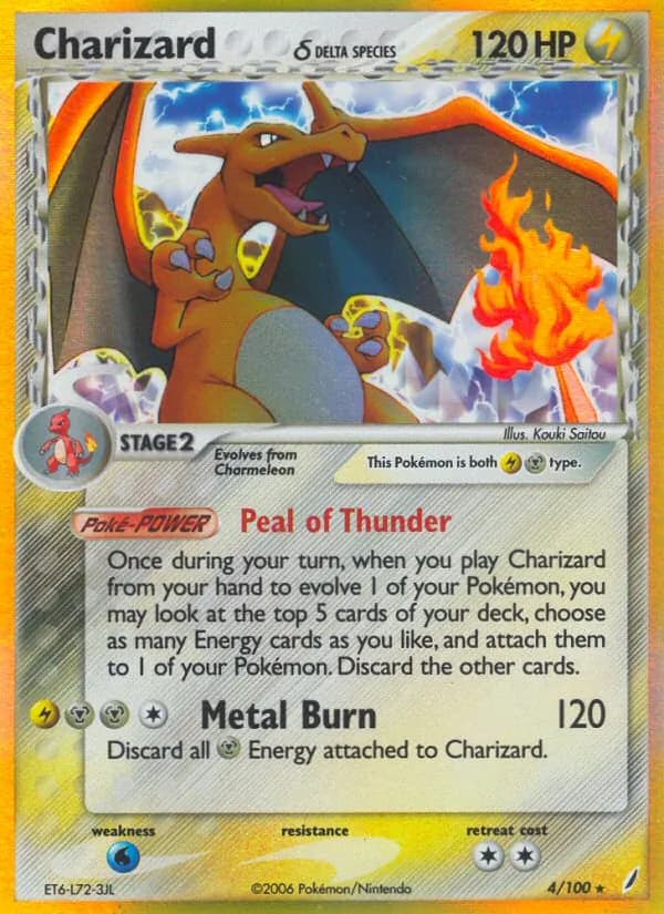 Charizard δ card image