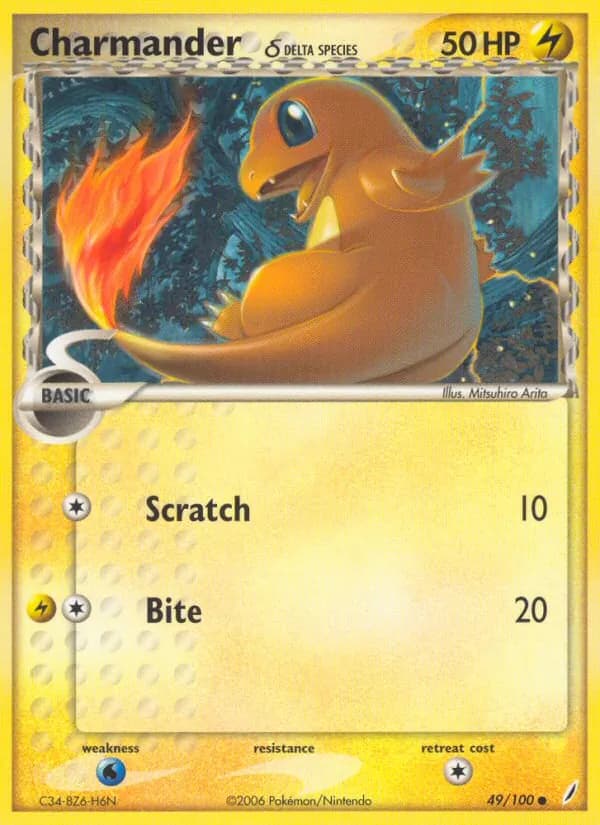 Charmander δ card image