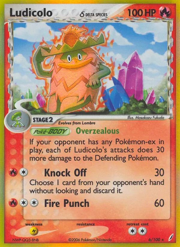 Ludicolo δ card image