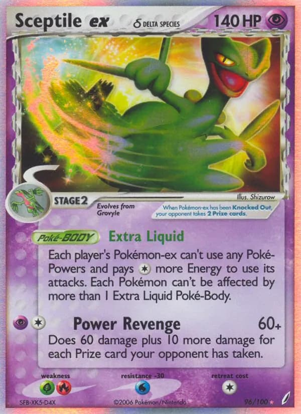 Sceptile ex δ card image