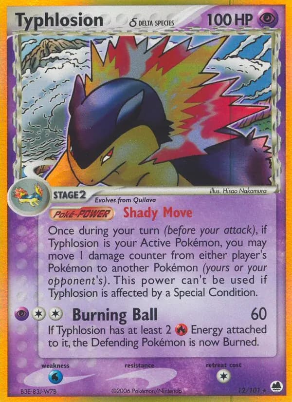 Typhlosion δ card image