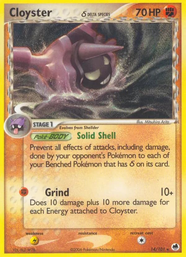 Cloyster δ card image