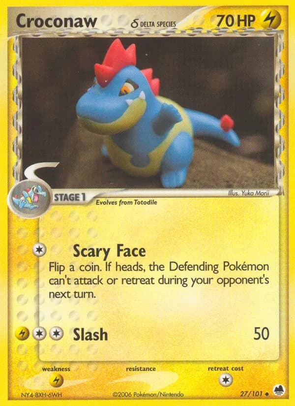 Croconaw δ card image