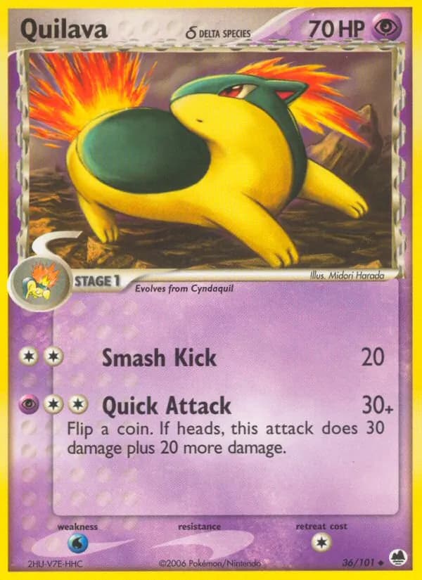 Quilava δ card image