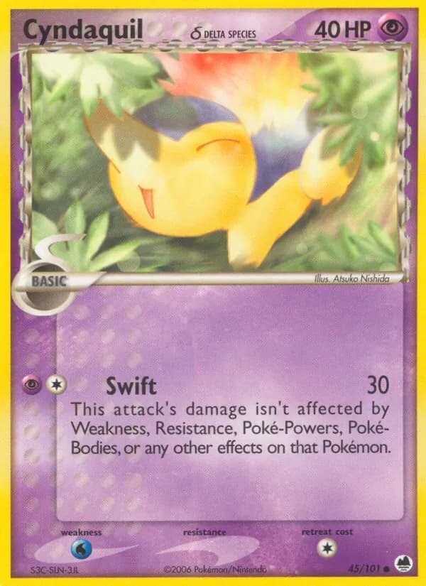 Cyndaquil δ card image